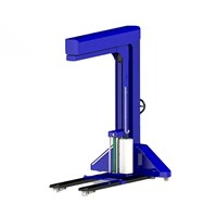 Máy quấn màng pallet kết hợp xe nâng YUPA-R1800