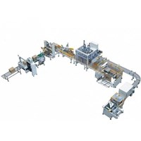 Dây chuyền gắp sản phẩm, dán và đóng đai thùng tự động