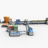 Dây chuyền đóng gói, dựng và dán đáy thùng tự động