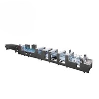 Máy dán hộp carton tự động có móc đáy ZH-1400