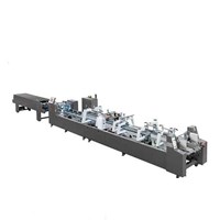 Máy dán hộp carton tự động có móc đáy ZH-1000