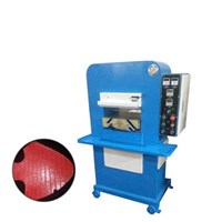 Máy dập nổi nhiệt mặt phẳng thủy lực bán tự động cho kết cấu sổ da / vỏ điện thoại / ví DT-608-30T