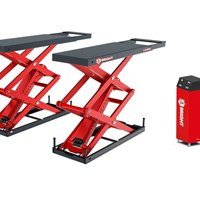 Cầu nâng ô tô kiểu cắt kéo móng chìm Bright PI-350E