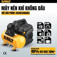 MÁY NÉN KHÍ KHÔNG DẦU 6L DEWALT DXCM3300683 