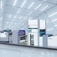 Máy cán màng tự động khử bột Guangming GL-1080