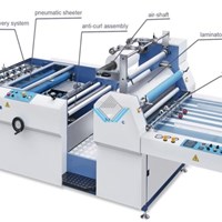 Máy cán màng bán tự động Guangming SF-720C