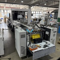 Máy định vị hộp cứng bìa cứng (Kèm băng tải bồi, kiểm soát nồng độ keo) HM-700M4