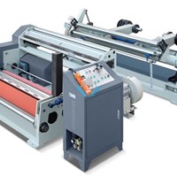 Máy chia cuộn giấy cuốn ống thanh V CAAF-2000