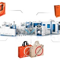 Máy làm túi giấy tự động (Kiểu túi giấy cao cấp) ZW-A12AF