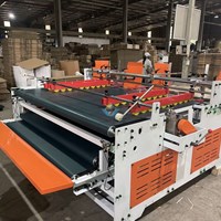Máy dán hộp carton bán tự động (2 line) LYHX-2000/2200/2400