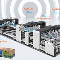 Máy dán thùng carton 2 mảnh tự động LYA-2300/2600