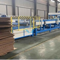 Máy bồi cắt tấm sóng tổ ong (Bồi giấy mặt cắt khổ) Starup-Eu