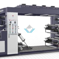 Máy in flexo 4 màu (in giấy, vải không dệt) TTP -1200