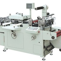 Máy bế tem nhãn cuộn (Có bàn thu giấy) KMFJ-450M
