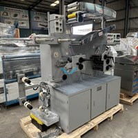 Máy in tem vải flexo (in nhãn mác quần áo vải satin) PT2-1