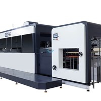 Máy bế hộp pet tự động (2 trạm bế gân và đứt tách rời, bế cao tần) SZCL-850