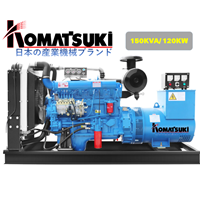 Máy Phát Điện Trần 120Kw Komatsuki KDE-150SDT-6W 