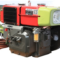 Máy Nổ Dầu Hiệu Tứ Xuyên XE190AN (D10 Gió Đèn, Két Nước Nhôm)