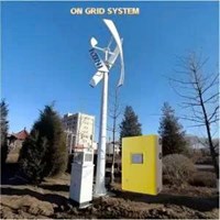 Máy phát điện gió trục đứng nối lưới, công suất 1kW, 2kW, 5kW, 10kW, 20kW, điện áp 12V, 24V, 48V, 220V