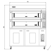 Lò nướng bánh Bresso HBWO-3210