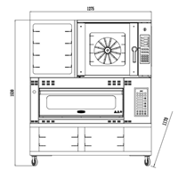 Lò nướng đa năng Bresso HBDO-2015