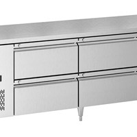 Bàn mát inox 6 ngăn kéo Klaus KDC-2.1-3N