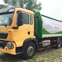 Xe cuốn ép rác Howo 22 khối TV-0520 