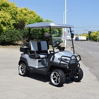 Xe golf 2 chỗ ngồi Z2 màu bạc 