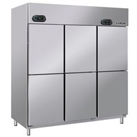 Tủ Đông 6 Cánh Inox Berjaya BS 6DUF/Z 