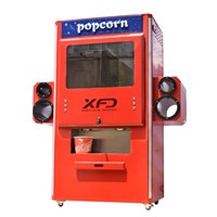 Máy làm bỏng ngô tự phục vụ cao cấp màu đỏ, màn hình cảm ứng 6 inch HP-2AD 