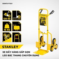 Xe đẩy hàng leo cầu thang Stanley FT521 – Tải trọng 120kg 