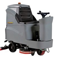 Máy chà sàn nhà xưởng dạng ngồi lái Kraffer GM 120/110BT