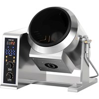 Máy xào mì lồng quay dạng để bàn nút nhấn CHINENG CN-8130-DCCF-TS300-AJ