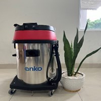 Máy hút bụi công nghiệp khô ướt 60 Lít thùng inox Anko AS60-2P