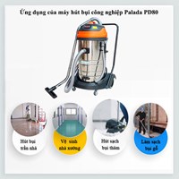 Máy hút bụi công nghiệp nhà xưởng Palada PD80H