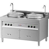 Bếp luộc mì đa năng công nghiệp CHINENG CN-8146-STL-D45×2