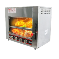 Lò nướng Salamander 4 họng gas OKASU NS-LN4G