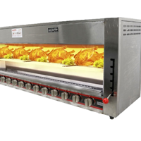 Lò nướng Salamander 12 họng gas OKASU NS-LN12G