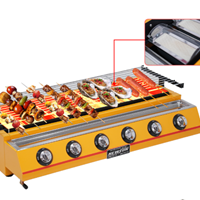 Bếp nướng gas 6 họng NS-ET-K233-B 