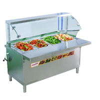 Tủ hâm nóng thức ăn kính cong OKASU KC-1200