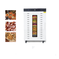 Máy sấy hoa quả 2 lớp 16 khay SS-16H (bảng điện tử) 
