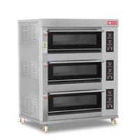 Lò nướng bánh 3 tầng 6 khay HLY-306 (Gas) 