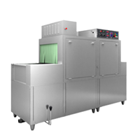 Máy rửa bát băng chuyền kết hợp giá kệ Dolphin DS-1G 
