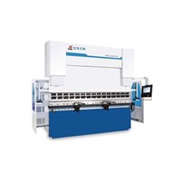Máy chấn kim loại tấm thủy lực CNC điện-thủy lực WE67K