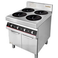 Bếp từ nhà hàng 4 đầu đốt Lestov LT-B300IV-B135