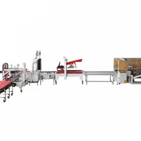 Dây chuyền dựng hộp, dán keo hộp carton hoàn toàn tự động YUPA