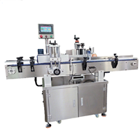 Máy dán nhãn dùng cho lọ thủy tinh, lon kim loại đựng gia vị, dây chuyền sản xuất DW211 