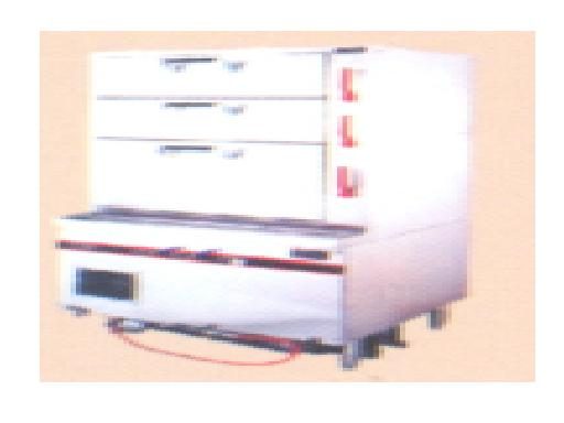 Tủ hấp 3 tầng riêng (Có quạt thổi) TH3T 9-82