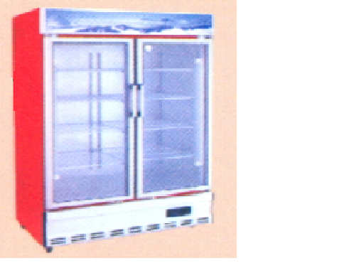 Tủ lạnh kính 2 cánh TLK2C