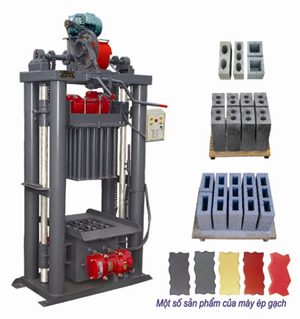 Máy ép gạch xây tường (Block) hệ 1